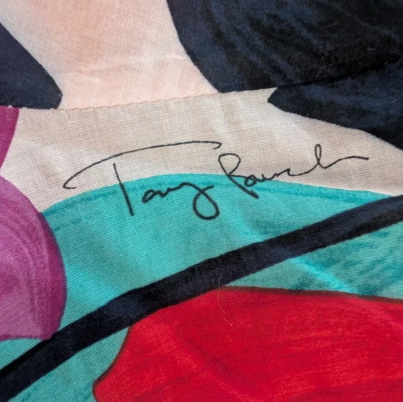 Tory Burch Tulip Print Cotton Tunic Size 0 - Picture 11 of 12